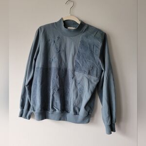 Vintage Alfred Dunner blue pullover petite medium